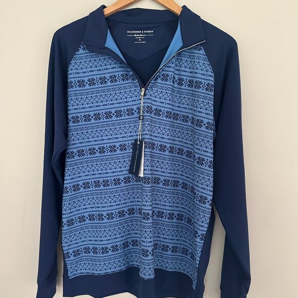 Holderness & Bourne The Robinson 1/4 Zip Golf Pullover - NWT - Medium - Picture 1 of 5
